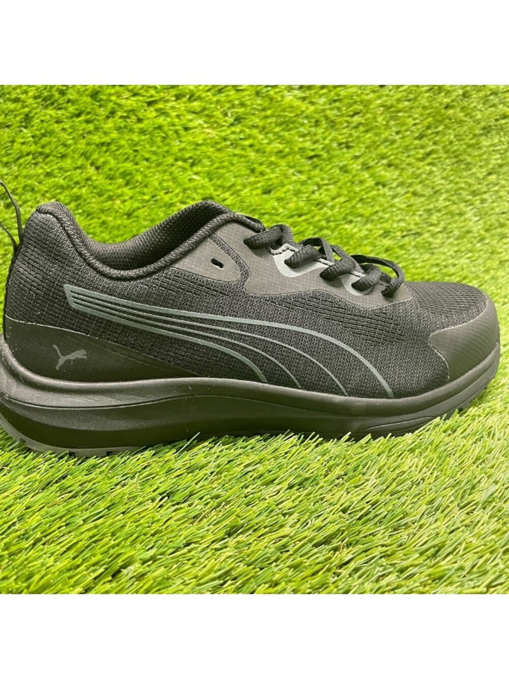 Puma Celerity Knit 2.0 Low Womens Size 9.5D Black Steel Toe Safety Working Shoes